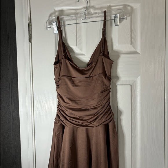 Princess Polly Andersson Mini Dress Chocolate - Picture 3 of 4